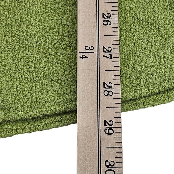 Margaret Winters Boxy Lagenlook Knit Top Green Women's Size L Artsy Relaxed Fit - Picture 11 of 11